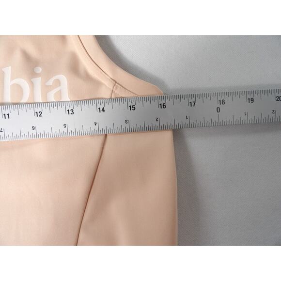 Columbia Crop Top Sz Large Omni-Wick Peach Color Spellout Logo Sleeveless - Picture 6 of 14